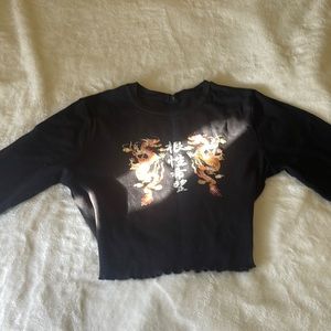 urban outfitters black long sleeve